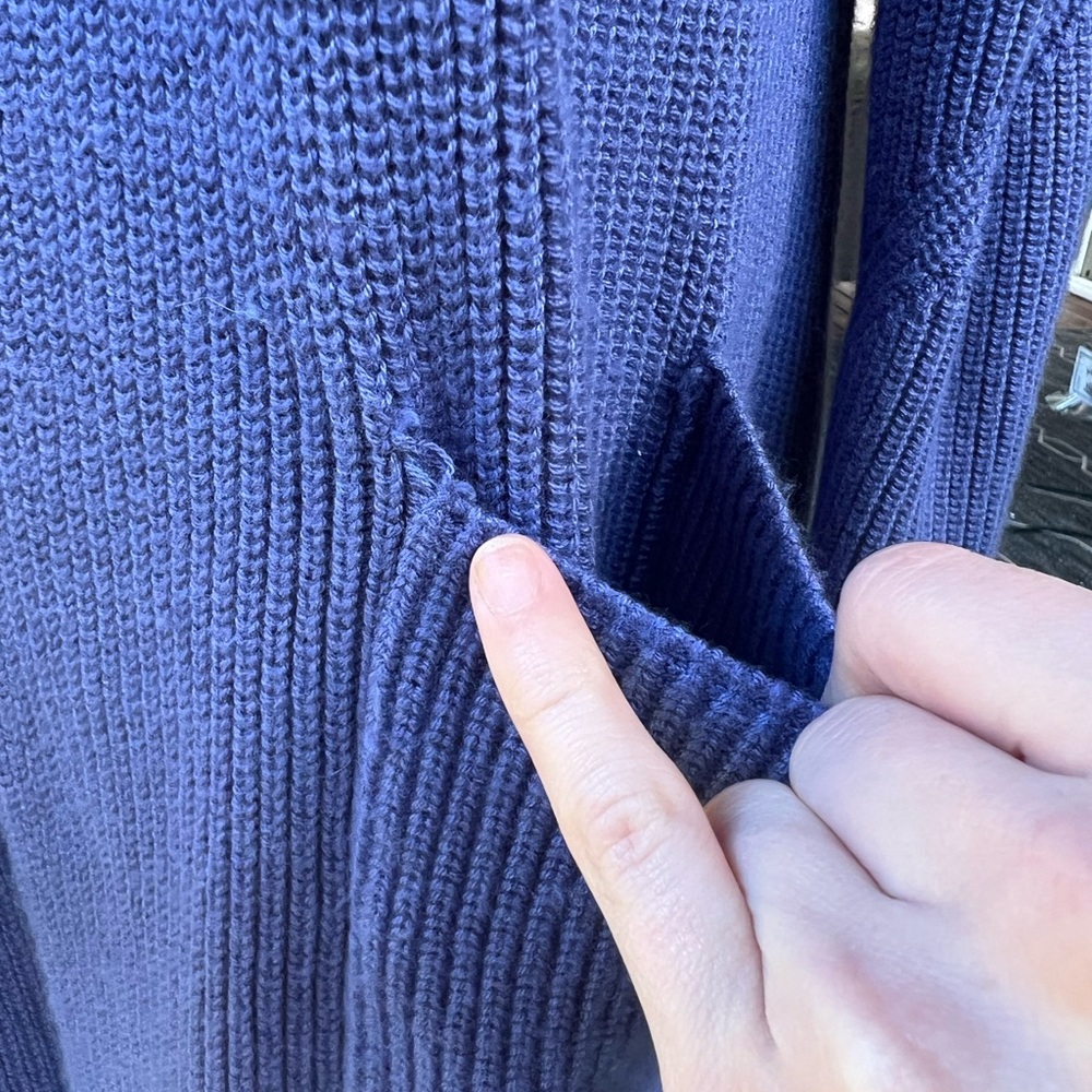 Halogen Blue Open-Front Cardigan - Picture 7 of 7